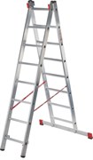 Алюминиевая двухсекционная профессиональная лестница NV 322 2х12 Новая Высота 3220212