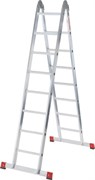 Алюминиевая двухсекционная лестница Новая Высота NV 331 2х6 3310206