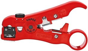 Инструмент для снятия изоляции с коаксиальных кабелей KNIPEX KN-166006SB