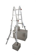 Шарнирная телескопическая стремянка Krause TeleVario 4х4 129970 (122162)