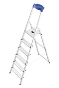 Стремянка L58E StandartLine 6 ступеней алюм., с лотком д.инструментов, Hailo, арт.8158-627, шт