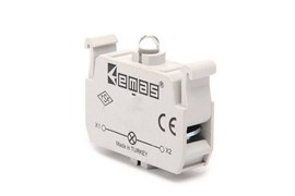 Блок-контакт подсветки EMAS с красным светодиодом 110V AC/DC CBD