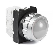 Сигнальная арматура EMAS белая со светодиодом 12-30V AC/DC, 30мм H050XB