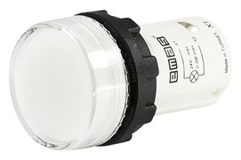 Моноблочная сигнальная арматура EMAS 220V белая MBSD220B