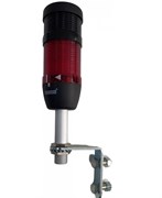 Сигнальная колонна EMAS 50мм, красная, 220V, стробоскоп FLESH, зуммер IK51F220ZD01