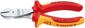 Диэлектрические бокорезы особой мощности (Кусачки боковые) KNIPEX KN-7406160SB
