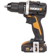 Аккумуляторная бесщеточная дрель-шуруповерт WORX WX102