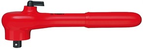 Ключ трещоточный диэлектрический с наружным квадратом 3/8"  KNIPEX KN-9831