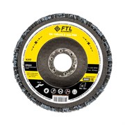 Лепестковый круг для шлифования по нержавеющей стали FoxWeld FTL Ergo 29 125 х 22,2 мм P80