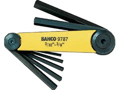 Набор шестигранников (дюйм.) Bahco BE-9787 