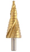 Ступенчатое сверло по металлу Эксперт HSS-G M2 TiN/118° №3303 14-24мм ПрофОснастка 30106003