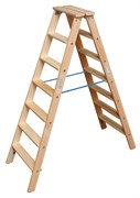 Деревянная стремянка Krause Stabilo 2х7 ступеней 818447