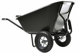 Двухколесная тачка Haemmerlin Cargo Twin Excellium 300 л, полипропиленовый кузов 301615001