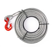 Канат 20 м для лебёдки TOR МТМ 1600 1,6 т (тип ZNL) d=11мм РОССИЯ
