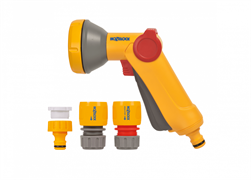 Набор для полива Hozelock 2353А с пистолетом Rose Spray Starter Set и коннекторами 1/2" Б0046607