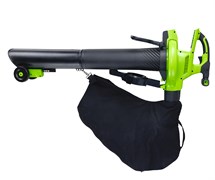 Воздуходувка - пылесос садовый аккумуляторный GREENWORKS GD40BVII, 40 В, бесщеточный, с 1хАКБ 4 А.ч и ЗУ