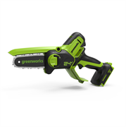 Пила цепная аккумуляторная GREENWORKS G24MCS10 24V без АКБ и ЗУ мини