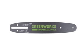 Запасная шина 25 см GREENWORKS 2949207 для цепной пилы GD40TCS