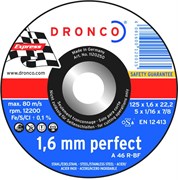 Отрезной круг по металлу A 46 R 125х1,6х22,23 DRONCO 1120250