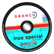 Отрезной круг по металлу AS 36 Inox 300х2,8х22,23 DRONCO 2300920