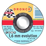 Отрезной круг по металлу AS 46 V 125х1,6х22,23 DRONCO 1121251