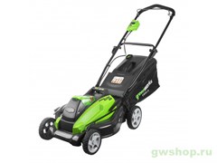 Газонокосилка аккумуляторная G-MAX 40V GREENWORKS G40LM45 Greenworks 2500107