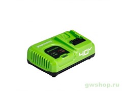 Зарядное устройство быстрое GREENWORKS G40UC5 40V Greenworks 2945107