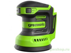 Шлифовальная машина эксцентриковая G24 24V GREENWORKS OS325 без АКБ и ЗУ Greenworks 3100907