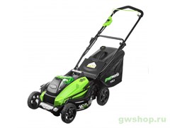Газонокосилка аккумуляторная G-MAX 40V GREENWORKS GD40LM45K4 c АКБ 4АЧ и ЗУ Greenworks 2500407UB