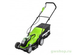 Газонокосилка аккумуляторная GREENWORKS G40LM35K2 NEW (c 1хАКБ 2 А.ч и ЗУ) Greenworks 2501907UA