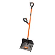 Лопата для уборки снега Amigo 78006 прочный пластиковый ковш, металлический черенок с двумя D-ручками