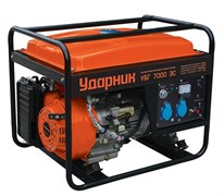 Электростанция бензиновая с электростартером Ударник УБГ 7000 ЭС