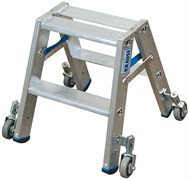 Двусторонняя алюминиевая стремянка Krause Stabilo 124807 передвижная 2х2