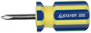 Отвертка со сменным жалом Stayer Master SL6/PH2 70мм 2511