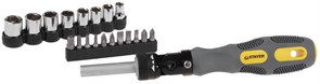 Отвертка с набором бит Stayer Max Grip 1/4 20шт 2585-H20 G