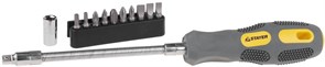 Отвертка с набором бит Stayer Max Grip 1/4 12шт 2590-H12 G
