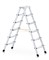 Двухсторонняя анодированная стремянка Zarges Z600 2x6 41266 - фото 100251