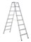 Двухсторонняя анодированная стремянка Zarges Z600 2x8 41308 - фото 100260