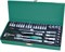 Набор торцевых головок Jonnesway 1/4"DR, 4-13 мм, 41 предмет S04H2141S - фото 114524