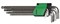 Набор шестигранных ключей Haupa 1/16"-3/8" со сферической головкой 100967 - фото 139482