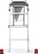 Алюминиевая лестница трансформер Новая Высота NV 333 4х5 с помостом 3330405 - фото 273782