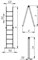 Лестница-стремянка двухсекциооная диэлектрическая Диэлектрик, 8 ступеней ЛСПТД-1,5 - фото 276174