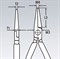 Длинногубцы KNIPEX KN-2616200 - фото 31219