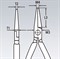 Длинногубцы KNIPEX KN-3036160SB - фото 31374