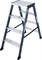 Двухсторонняя анодированная стремянка Krause SePro D 2х4 125811 - фото 318704