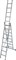 Алюминиевая трехсекционная лестница Krause Stabilo 3х8 133748/123923 - фото 320082