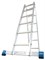 Двухсекционная шарнирная лестница с перекладинами Krause Stabilo 2х6 133908/123534 - фото 320188