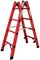 Двухсторонняя диэлектрическая стремянка Krause 2х4 819703 - фото 320663