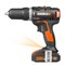 Аккумуляторная ударная дрель-шуруповерт WORX WX367.1 с набором оснастки 158 шт - фото 331038