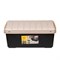 Экспедиционный ящик IRIS OHYAMA RV BOX 800 c двойной разделенной крышкой ORCHER/BLACK 78,5x37x32,5 см - фото 361490